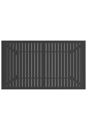 Vidaxl Dikdörtgen Çelik 80x140 cm Antrasit Kamp Masası