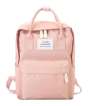 Kipling Kanvas Su Geçirmez Büyük Sevimli Dizüstü Pembe Kadın Sırt Çantası