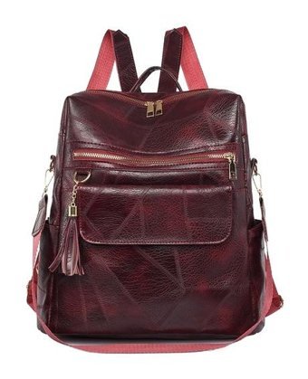 Worryfreeshopping Bag5877 Kızıl Kadın Sırt Çantası
