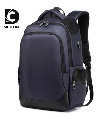 Dc Meilun Usb Nefes Alabilen Koyu Mavi Erkek Sırt Çantası
