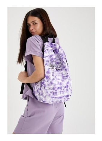 Generic Bagorama Mottled Kumaş Baskılı Günlük Outdoor Kadın Sırt Çantası