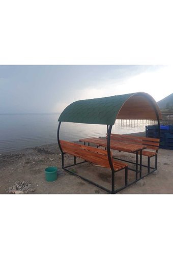 Gardenlux Dikdörtgen Ahşap 80x200 cm Kahverengi Kamp Masası