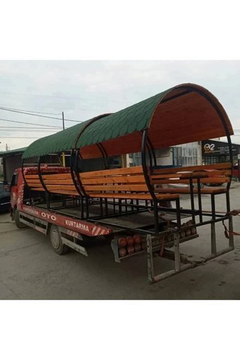 Gardenlux Dikdörtgen Ahşap 80x200 cm Kahverengi Kamp Masası