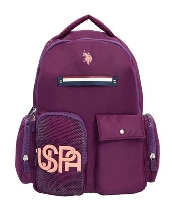 U.S. Polo Assn. Mor Plçan23197 Erkek Sırt Çantası