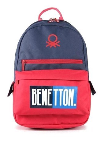 United Colors Of Benetton Bnt03789 Lacivert Kırmızı Kadın Sırt Çantası