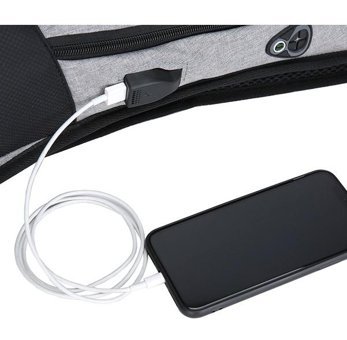 Generic Usb Şarj Edilebilir Günlük Gri Erkek Sırt Çantası