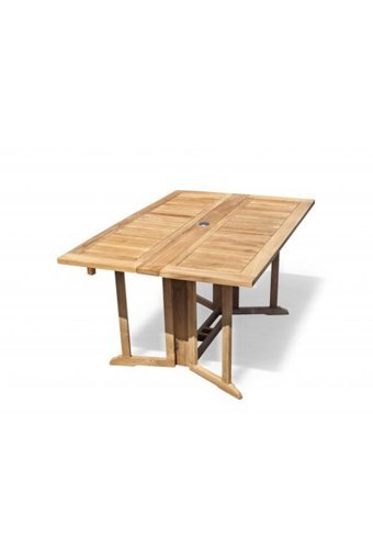 Obers Katlanabilir Dikdörtgen Ahşap 80x140 cm Kahverengi Kamp Masası