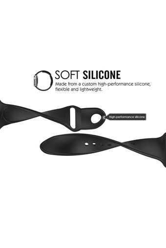 W Wopiece 2-3-4-5-6-7-Se Silikon 38-40-41 mm Yetişkin Akıllı Saat Kordonu Bordo