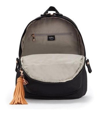 Kipling Delia M Büyük Boy Siyah Rose Black Kadın Sırt Çantası