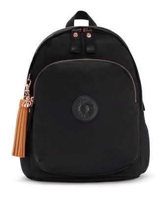 Kipling Delia M Büyük Boy Siyah Rose Black Kadın Sırt Çantası