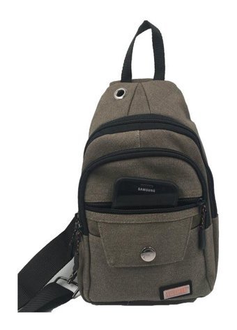 Bizoon 3472 Kanvas Kumaş Body Bag Lacivert Erkek Sırt Çantası