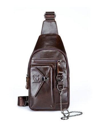 Bull Captan Retro Günlük Crossbody Kahverengi Erkek Sırt Çantası