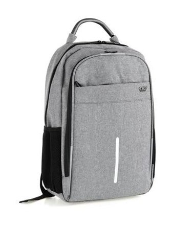 Ççs 51433 Laptop Bölmeli Gri Erkek Sırt Çantası