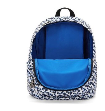 Generic Kıplıng Delia Orta Boy Desenli Curıous Leopard Kadın Sırt Çantası