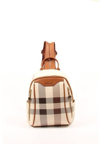 Silver & Polo Krem Taba Nv906 Kadın Sırt Çantası