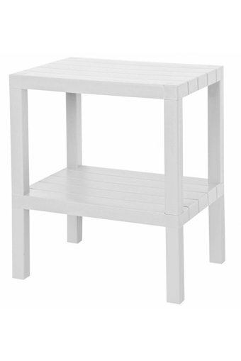 Frapan Home Dikdörtgen Plastik 29x38 cm Beyaz Kamp Sehpası