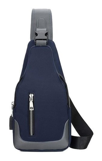 Eternal Luck Oxford Kumaş Crossbody Mavi Erkek Sırt Çantası