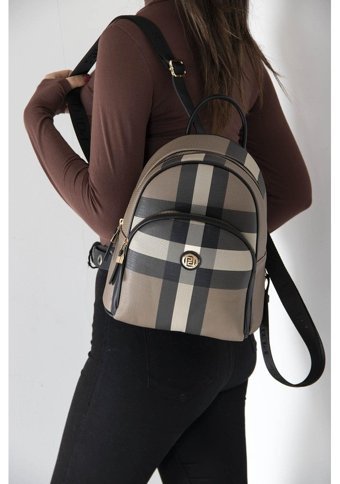 Silver & Polo Kahve Siyah Nv1062 Kadın Sırt Çantası