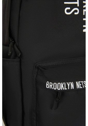 Defacto Nba Brooklyn Nets Su İtici Kumaş A4613Axnskr1 Erkek Sırt Çantası Çok Renkli