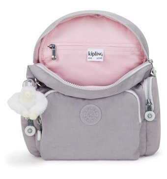 Kipling City Zip Mini Küçük Boy Gri Tender Grey Kadın Sırt Çantası