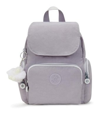 Kipling City Zip Mini Küçük Boy Gri Tender Grey Kadın Sırt Çantası