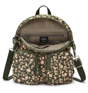 Kipling Firefly Up Küçük Yeşil Fresh Floral Kadın Sırt Çantası