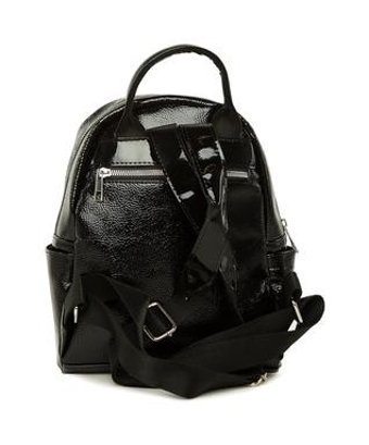 Bagmori Oval Cepli Mini 558399195 Siyah Kadın Sırt Çantası