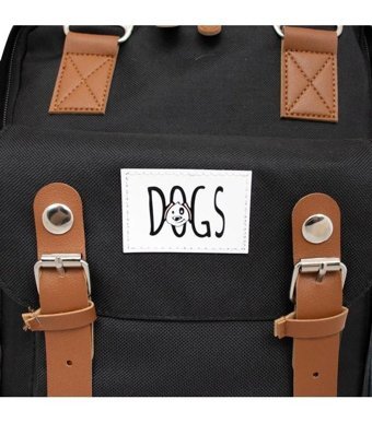 Biggdesign Dogs Usb Girli Siyah Erkek Sırt Çantası