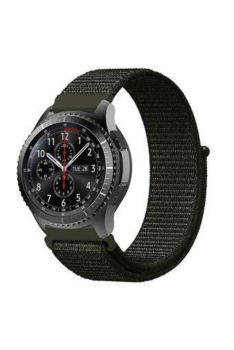 Conocer Huawei Watch Gt-Gt2-Gt3-Gt3 Pro-Gt2 Pro-Honor Magic Watch 2 Hasır Dokuma Yetişkin Akıllı Saat Kordonu Haki