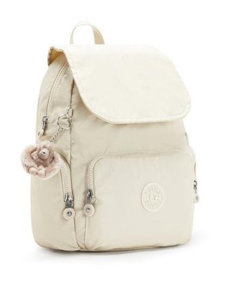 Kipling City Zip S Küçük Boy Bej Beıge Pearl Kadın Sırt Çantası