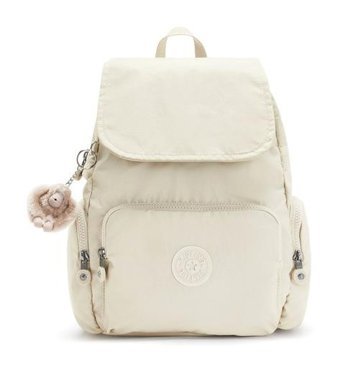 Kipling City Zip S Küçük Boy Bej Beıge Pearl Kadın Sırt Çantası