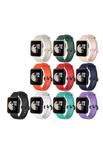 Fibaks Mi Watch Lite Silikon Yetişkin Akıllı Saat Kordonu Mor