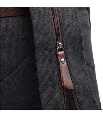 Cactive C Active Kanvas Kumaş Orta Boy 1261 Siyah Erkek Sırt Çantası
