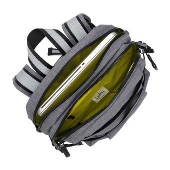 Kipling Tamiko P Orta Boy Gri Carbon Emboss Reflectı Gri Kadın Sırt Çantası