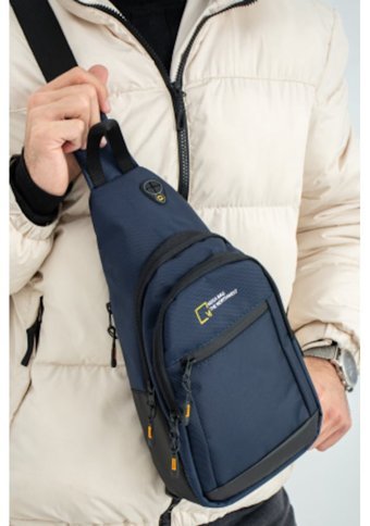 Mega Bag Çapraz Lacivert Erkek Sırt Çantası