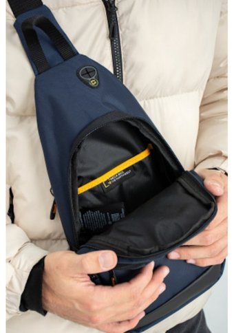 Mega Bag Çapraz Lacivert Erkek Sırt Çantası