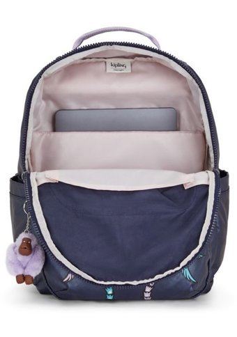 Kipling Seoul Büyük Boy Mavi Admıral Bl Palm Kadın Sırt Çantası