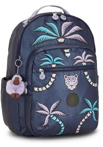 Kipling Seoul Büyük Boy Mavi Admıral Bl Palm Kadın Sırt Çantası