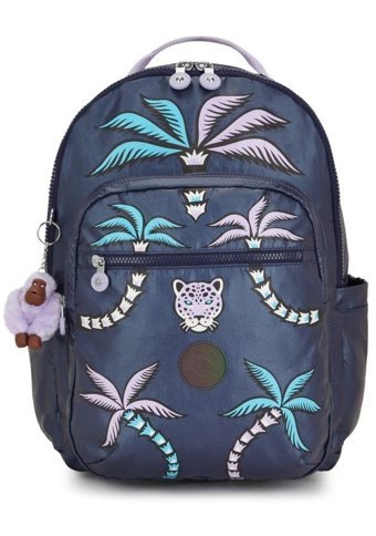 Kipling Seoul Büyük Boy Mavi Admıral Bl Palm Kadın Sırt Çantası