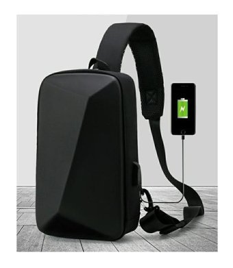 Arion Usb Şarj Portlu Gri Erkek Sırt Çantası