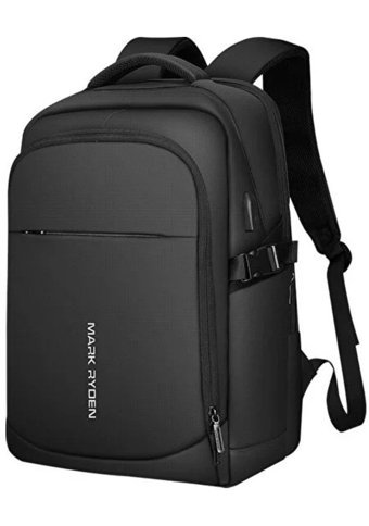 Chelsea Mr9191 Usb Şarj Portlu Laptop Notebook Rt Siyah Erkek Sırt Çantası
