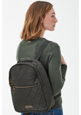 Barbour Quilted Ol71 Olive Ol71 Olikadın Sırt Çantası