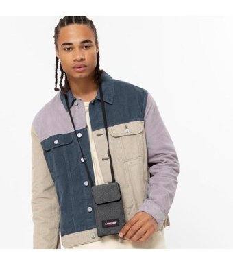 Eastpak Daller Pouch Denim Mini Gri Erkek Sırt Çantası