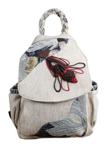 Kipling Lebıhmurah Wbp234 Çin Tarzı Retro Etnik Kız Kadın Sırt Çantası