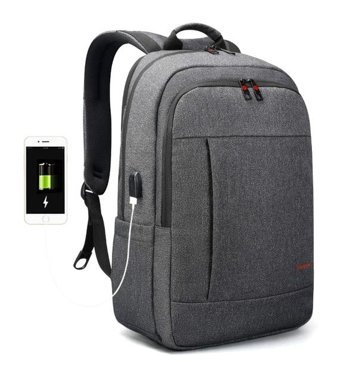 Tigernu Laptop Usb Şarj Portlu Seyahat Çok Renkli Erkek Sırt Çantası