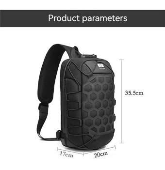 Ozuko9357 Şık Crossbody Kamuflaj Erkek Haki Sırt Çantası