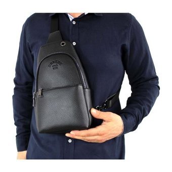 Derise Club 1993 Çapraz Çift Kol Bodybag Siyah Erkek Sırt Çantası