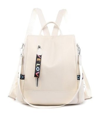 Worryfreeshopping Oxford Kumaş Bag5883 Beyaz Kadın Sırt Çantası
