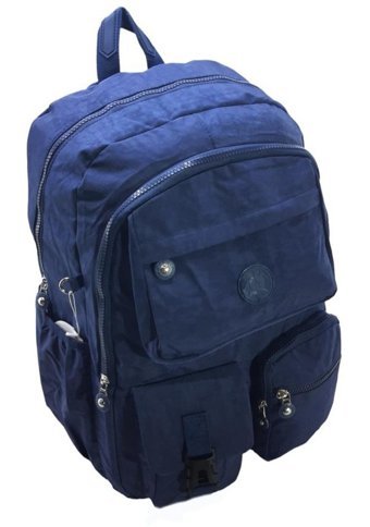 Baginn Klinkır Orta Hafif Kumaş Çok Cepli 001 Gri Kadın Sırt Çantası