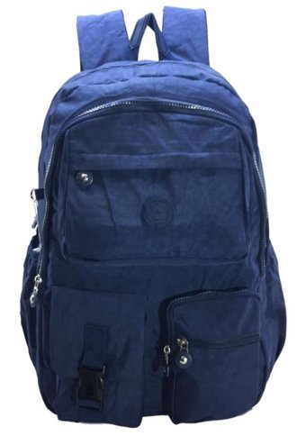 Baginn Klinkır Orta Hafif Kumaş Çok Cepli 001 Gri Kadın Sırt Çantası